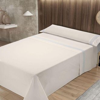 Pierre Cardin Juego De S&aacute;banas Pierre Cardin Elisa Beige Cama De 135