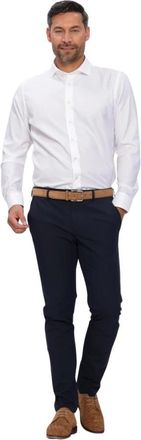 Profuomo Shirt Cutaway SF - Heren - Zakelijke Overhemden - Wit - M - Katoen - Overhemden