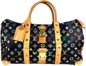 Louis Vuitton Pre-owned Monogram Multicolore Boston Tas - Dames - Vintage Handtas - Zwart - ONE Size - Vintage