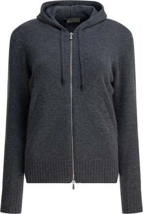 Drumohr L8K221Ul Cashmere Knit - Dames - Cashmere truien - Grijs - XS - Kasjmier - Truien & Vesten