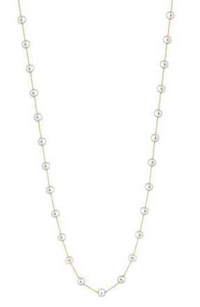 Effy 6.5-7mm Cultured Freshwater Pearl Necklace in Gold Plated Silver at Nordstrom Rack