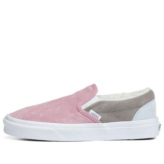 Vans slip-on Pig Suede Sherpa Pink Gray VN0A7Q5DBMG