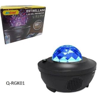 Trade Shop Trade Shop Traesio - Andowl - Proiettore Per Altoparlanti Wireless Ricaricabile Portatile Q-rgk01 Starry Galaxy