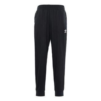 adidas originals Pinstripe Track Pants For Men Carbon DU0981