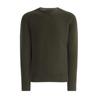 Gran Sasso Paricollo Ronde Hals - Heren - Truien - Groen - Maat: M