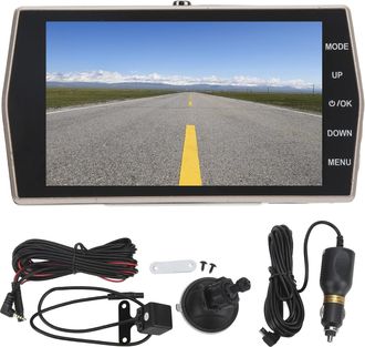 OEM Grabadora De V&iacute;deo Para Coche De 4 Pulgadas Con Pantalla Ips, Gran Angular De 170&deg;, Doble Lente, Visi&oacute;n Nocturna N&iacute;tida De 1080p, Grabaci&oacute;n En Bucle, 