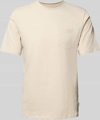 Jack & Jones Jack & Jones T-Shirt mit Brusttasche Modell JAKE in Offwhite, Gr&ouml;&szlig;e XXL