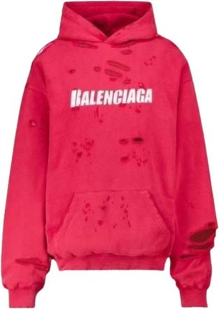 Balenciaga Hombre, Sudaderas, Rojo, Talla: M