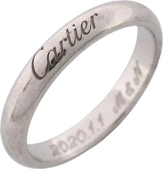 Cartier Platinum 950 Band Ring (Pre-Owned)