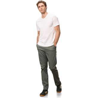 Pact Organic Cotton Softspun Essential V-Neck Tee in White at Nordstrom, Size Xx-Large