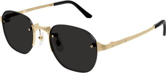Cartier Accessoires, unisex, Geel, ONE Size, Zonnebril Ct 0507S-001