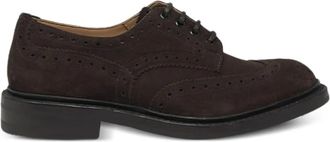 Trickers Bourton suede brogues - men - Calf Suede/Calf Leather/Rubber - 40 - Brown