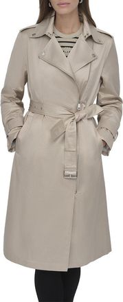 DKNY Belted Rain Jacket
