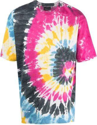 Mauna Kea tie-dye cotton T-shirt - men - Cotton - S - White