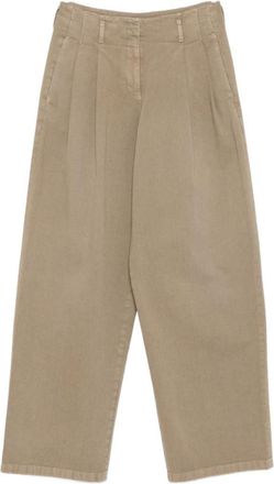 Golden Goose Beige Wide Leg Trouser