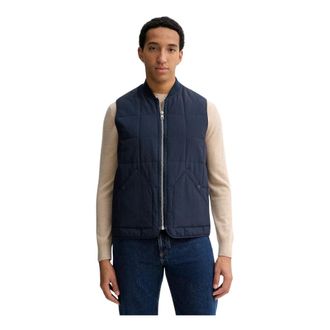 Marc O'Polo Jassen, Heren, Blauw, XL, Polyester, Outdoor Vest