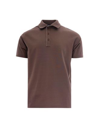 Paul & Shark Brown Double Jersey Polo