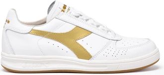 Diadora White Gold Leather B. Elite Sneakers