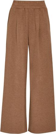 Varley The Extra Wide Leg 29.5 Stretch-jersey Sweatpants - Brown - Xxs (UK4 / Xxs)