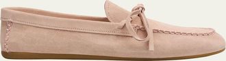 Miu Miu Suede Moccasin Loafers