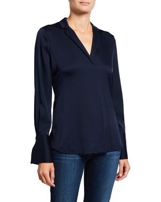 Kobi Halperin Rebekah Long-Sleeve Silk Blouse