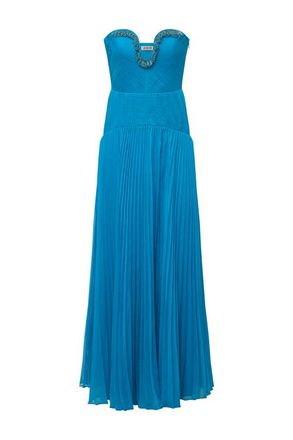 AMUR Fiora pleated dress in Azura at Nordstrom, Size 00
