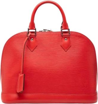 Louis Vuitton Pre-owned Handbags, female, Red, Size: ONE SIZE Pre-owned Alma PM