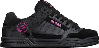 Globe Mens Tilt Skate Shoe, Black/Black/Pink, 7 UK