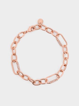 Charles & Keith Reagan Crystal Chain-Link Bracelet