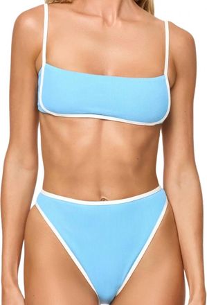 L*Space Hazel Bikini Top In Seaspray/crm