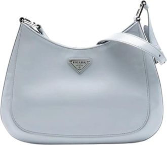 Prada Pre-owned Vintage Schoudertas - Dames - Vintage Schoudertas - Blauw - ONE Size - Leer - Vintage
