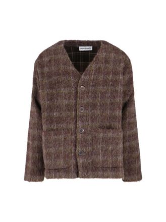 Our Legacy Plaid Cardigan - Brown