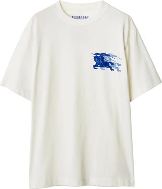 Burberry T-shirt EKD in cotone - Bianco