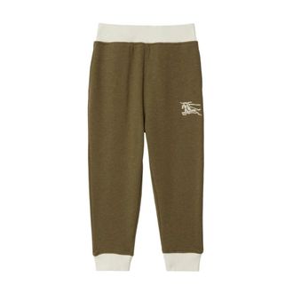 Burberry Joggers - male - Burberry - Sweatpants - Green - 6 Y - Kids
