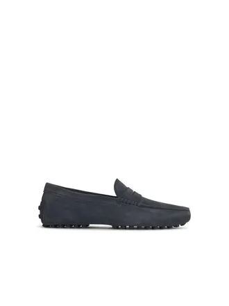 Tod's Black Suede Loafers