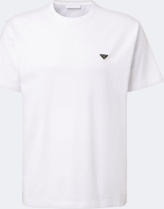 Prada Logo cotton jersey T-shirt