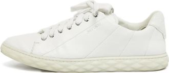 Jimmy Choo London Sneakers Diamond - Bianco