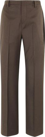 BRIGLIA 1949 Lutetia Broek - Dames - Straight fit broeken - Bruin - 2XS - Leer - Broeken