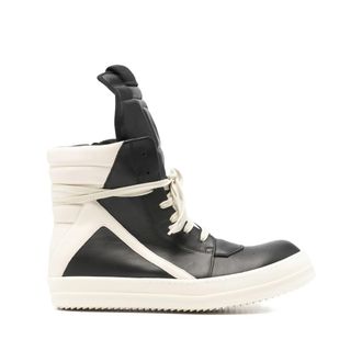 Rick Owens GEOBASKET HIGH TOP SNEAKERS