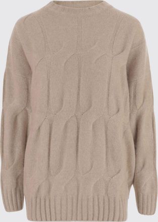 Allude Pullover girocollo Allude in cashmere tricot e seta