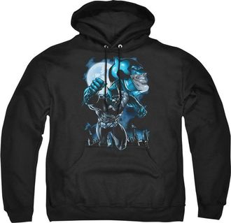 Gildan Batman Moonlight Bat Adult Pull Over Hoodie / Hooded Sweatshirt