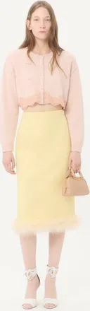 Valentino Garavani Mini Bauletto Vlogo Signature In Vitello Granato Donna ROSE SAND UNI