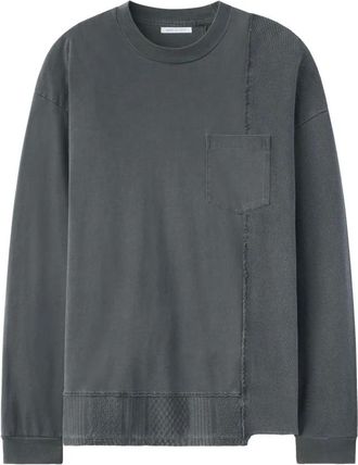 John Elliott + Co Heren, Tops, Zwart, Maat: S Katoen