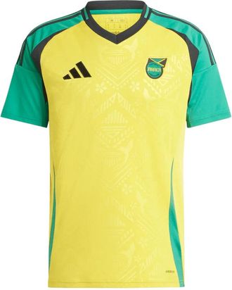adidas Jamaica 24 Home Soccer Asia Sizing Hazy Yellow IT8541