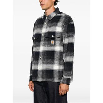 Carhartt Work in Progress Checked Cotton Shirt - Black