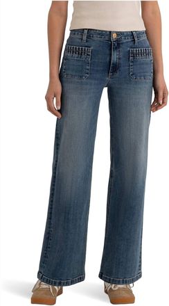 Kut from the Kloth Kloth Maya High-Rise Wide Leg Patch Pockets In Affection
