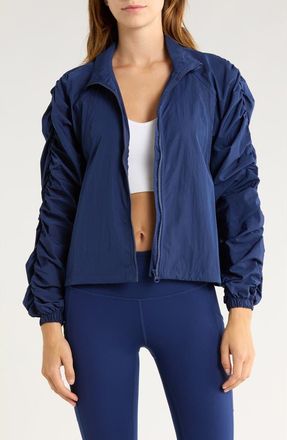 Yogalicious Radiant Urban Runway Zip Jacket in Naval Academy at Nordstrom Rack, Size X-Small