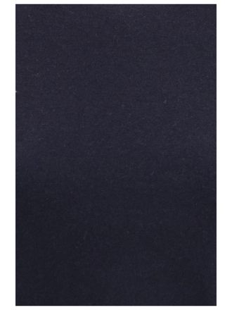 Extreme Cashmere Womens Long-Sleeved Crew-Neck T-Shirt Navy Cotton Knitwear Sweater