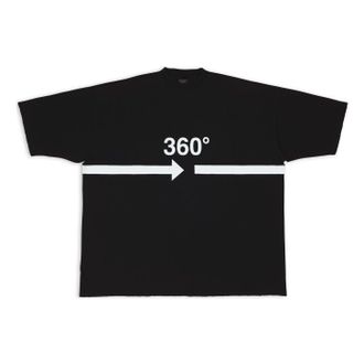 Balenciaga 360 Tubular T-Shirt Oversized Black 720501TNVD51070