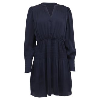 BA&SH Ba & sh Kosee Dress in Navy Blue Polyester